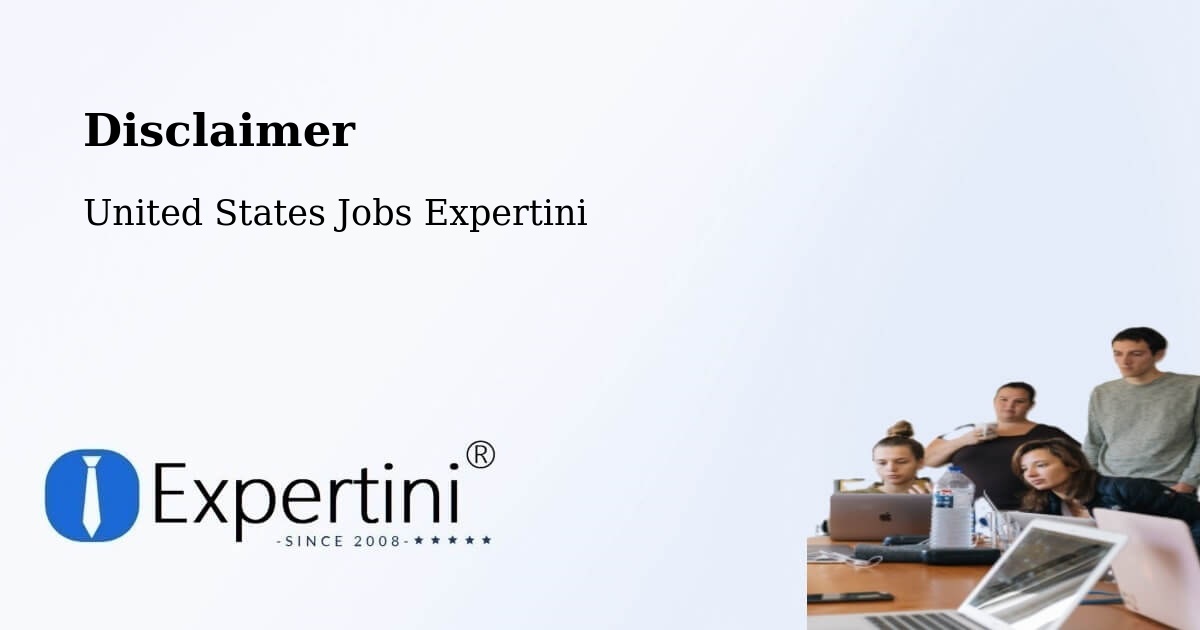 Disclaimer – Lemont - United States Jobs Expertini